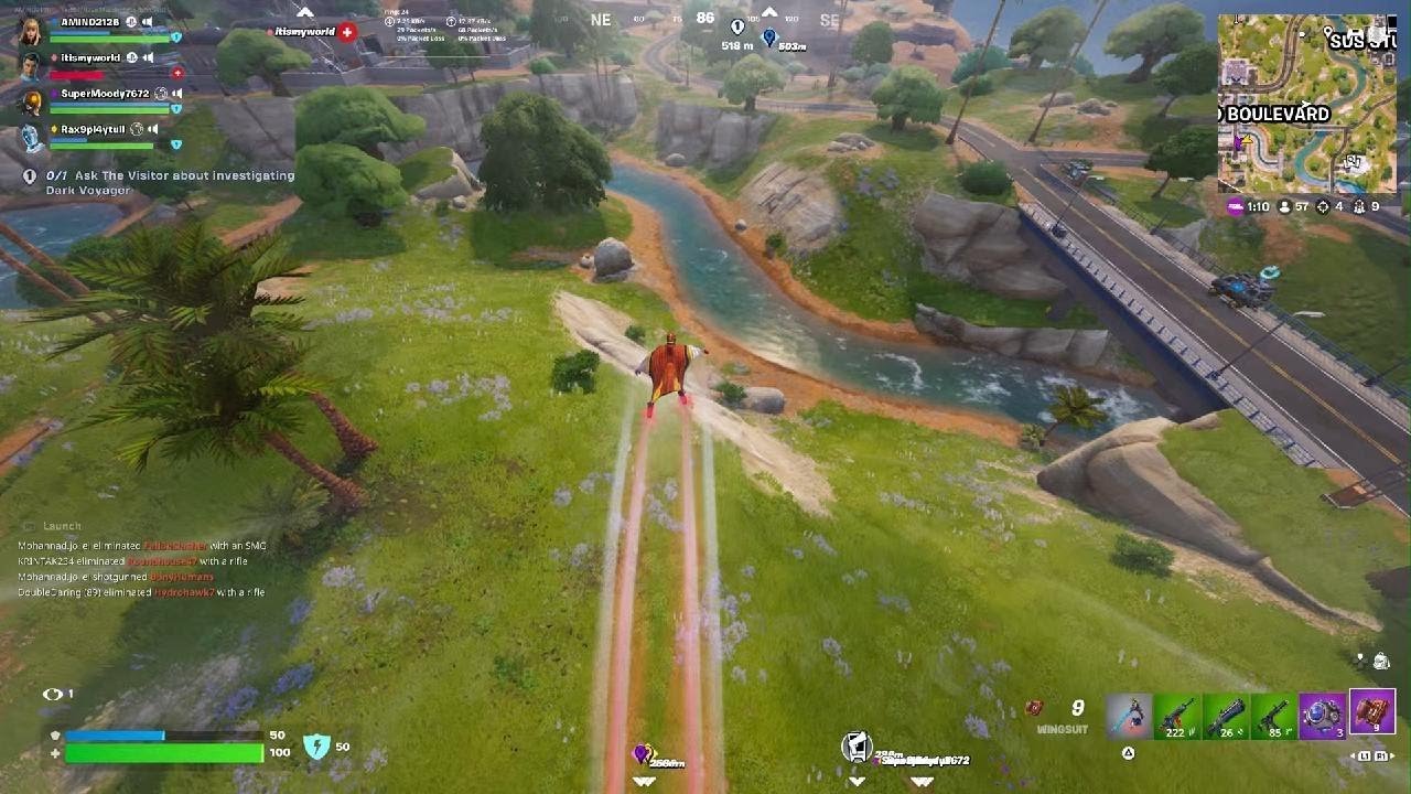 Fortnite final update of chapter 7 seven season 1 got a win too