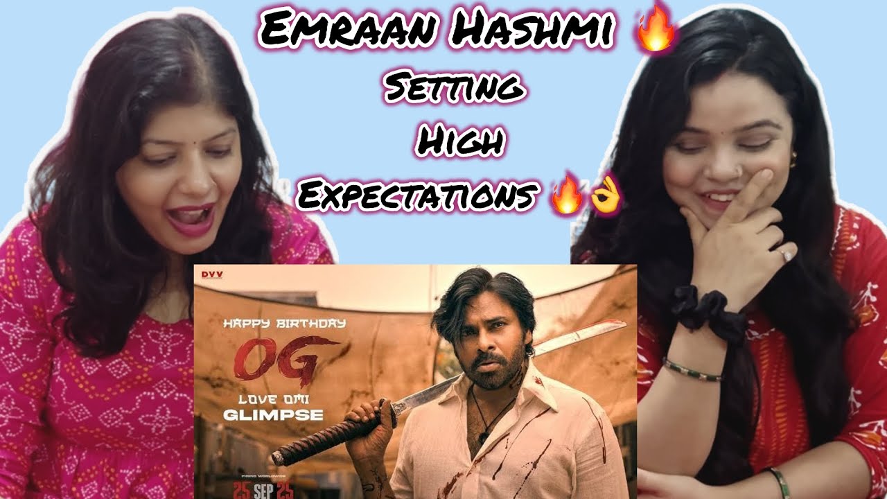 HBD OG - Loge Omi Glimpse Reaction | Pawan Kalyan | Emraan Hashmi | Thaman S | Sujeeth | Vibe Check 