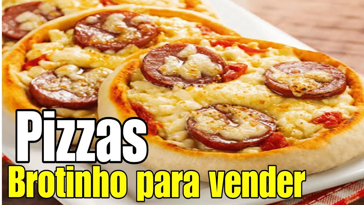 5 TIPOS DE RECHEIO PARA PIZZA BROTINHO / FA&Ccedil;A E VENDA
