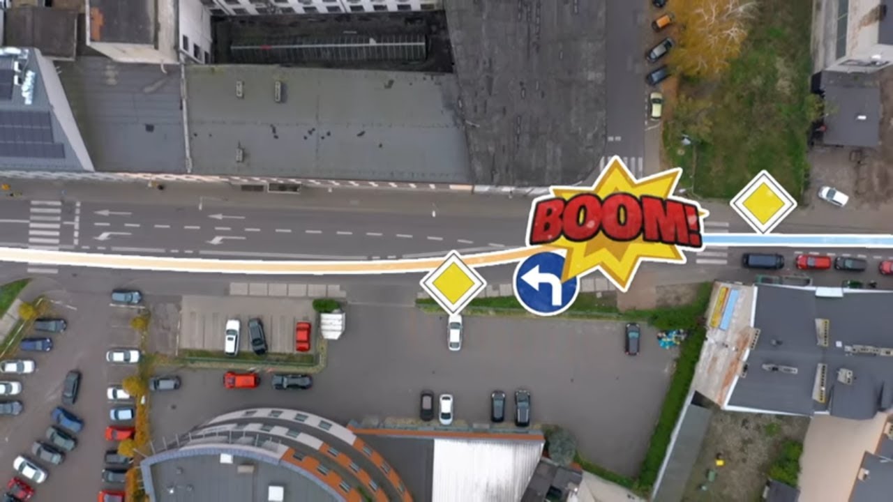 Oznakowanie tego skrzyżowania to koszmar ubezpieczycieli! #Absurdy_Drogowe