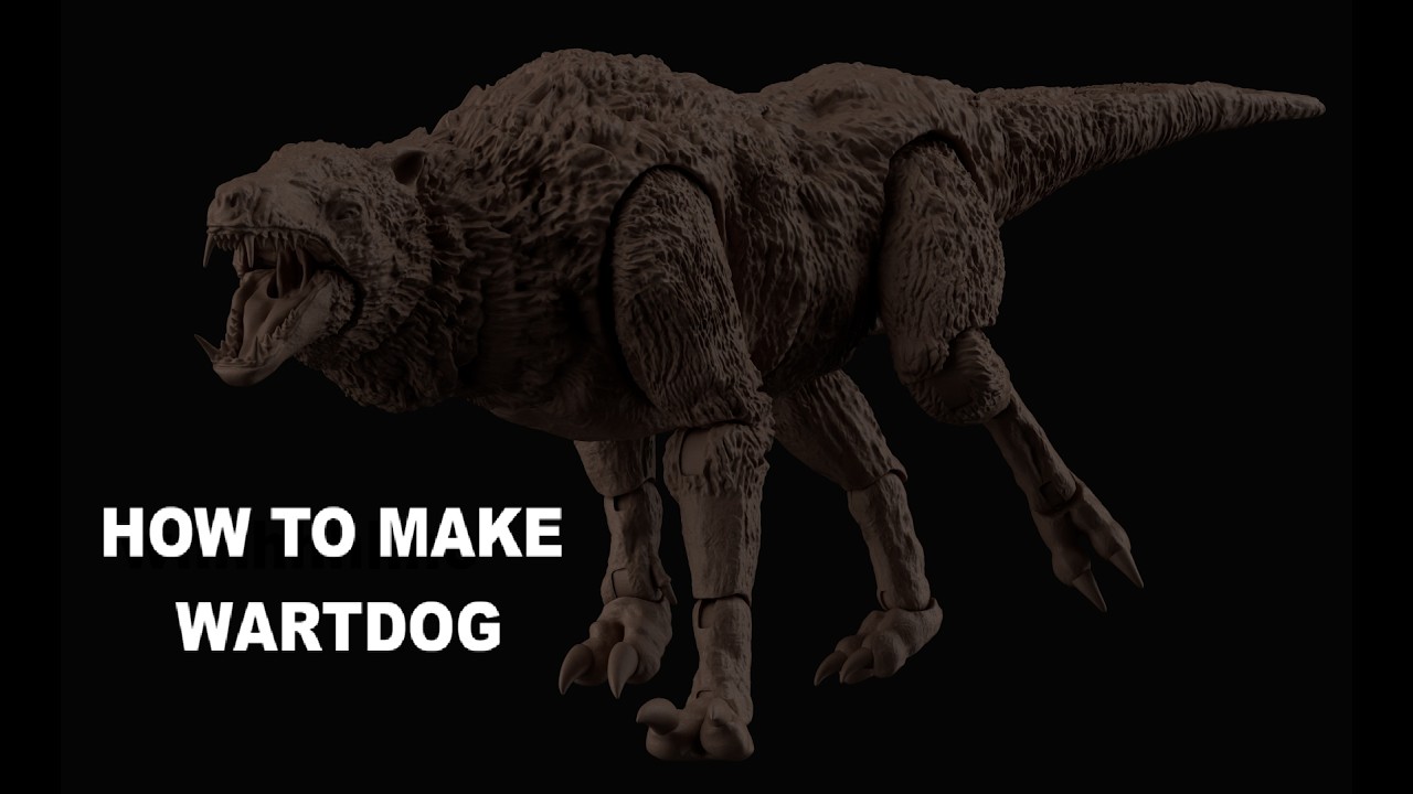 HOW TO MAKE an Action Figure Part 3:Jointing and Preview.