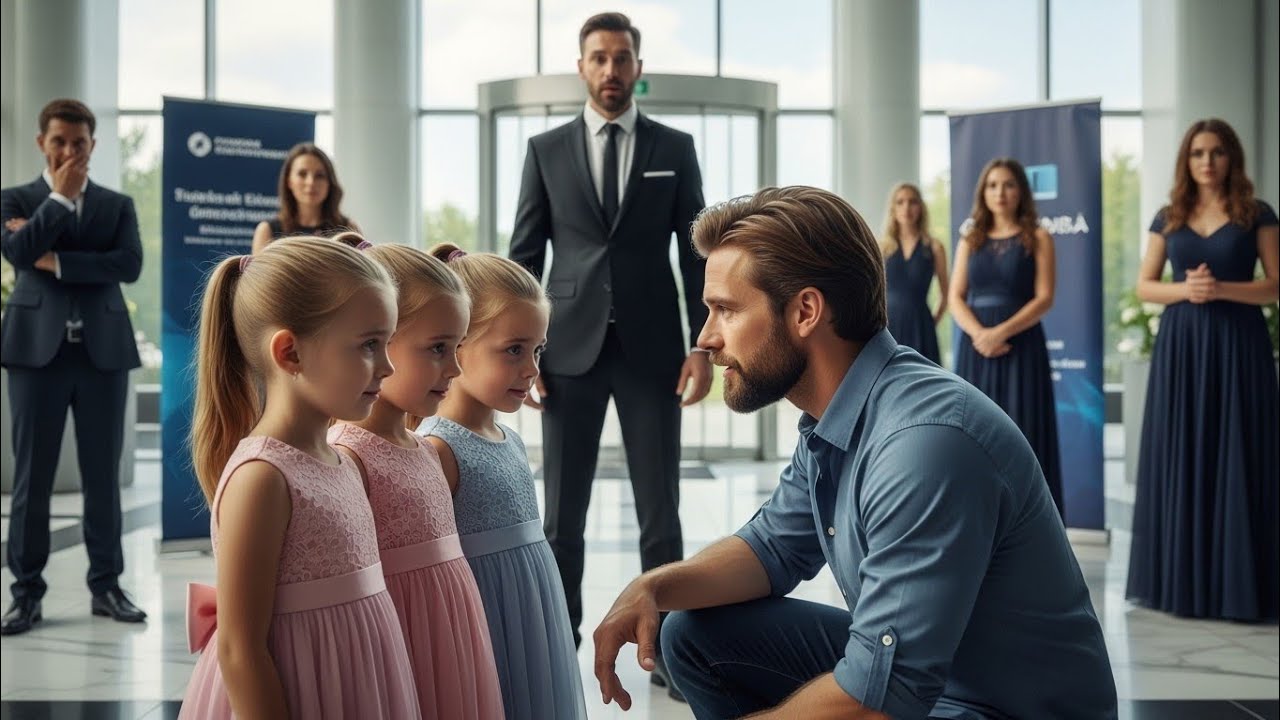 Everyone Ignored the CEO’s Triplets — Until a Single Dad Knelt and Said 3 Words