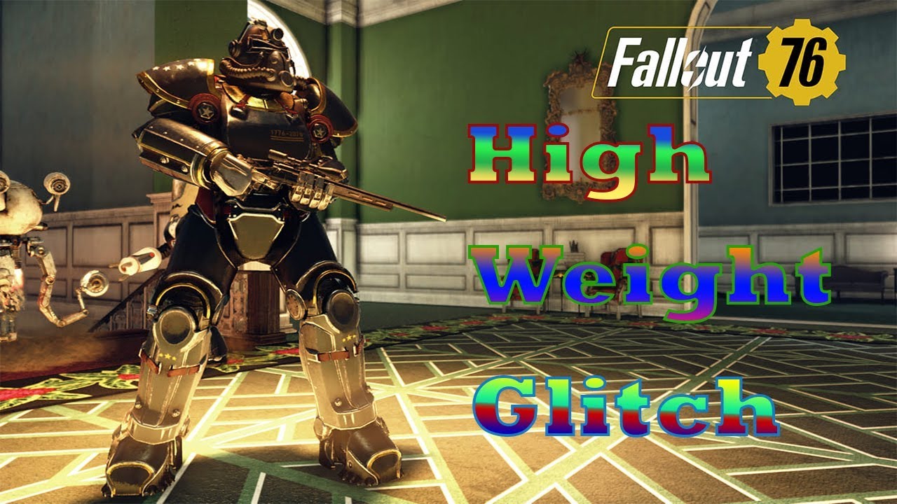 Fallout 76- Infinite Weight Glitch (High Weight Glitch)