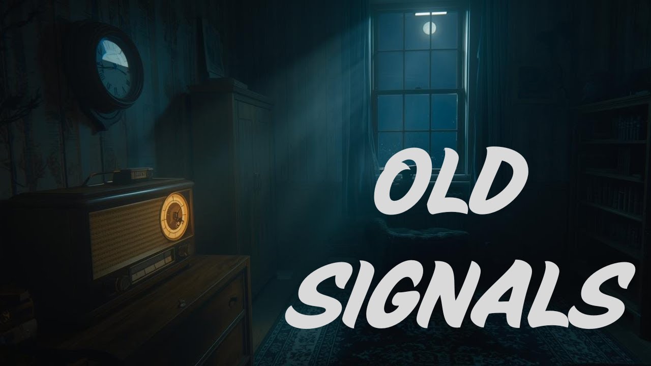 Grandfather’s Night Bedroom | AM Radio Waves & Steady Clock ASMR