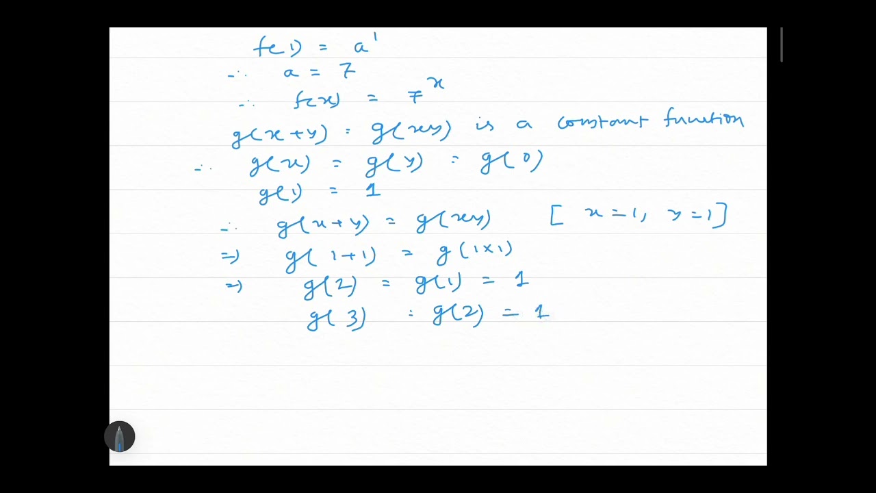  JEE MAINS 2026 , Problem based on solving functional equations and evaluating a series summation. 