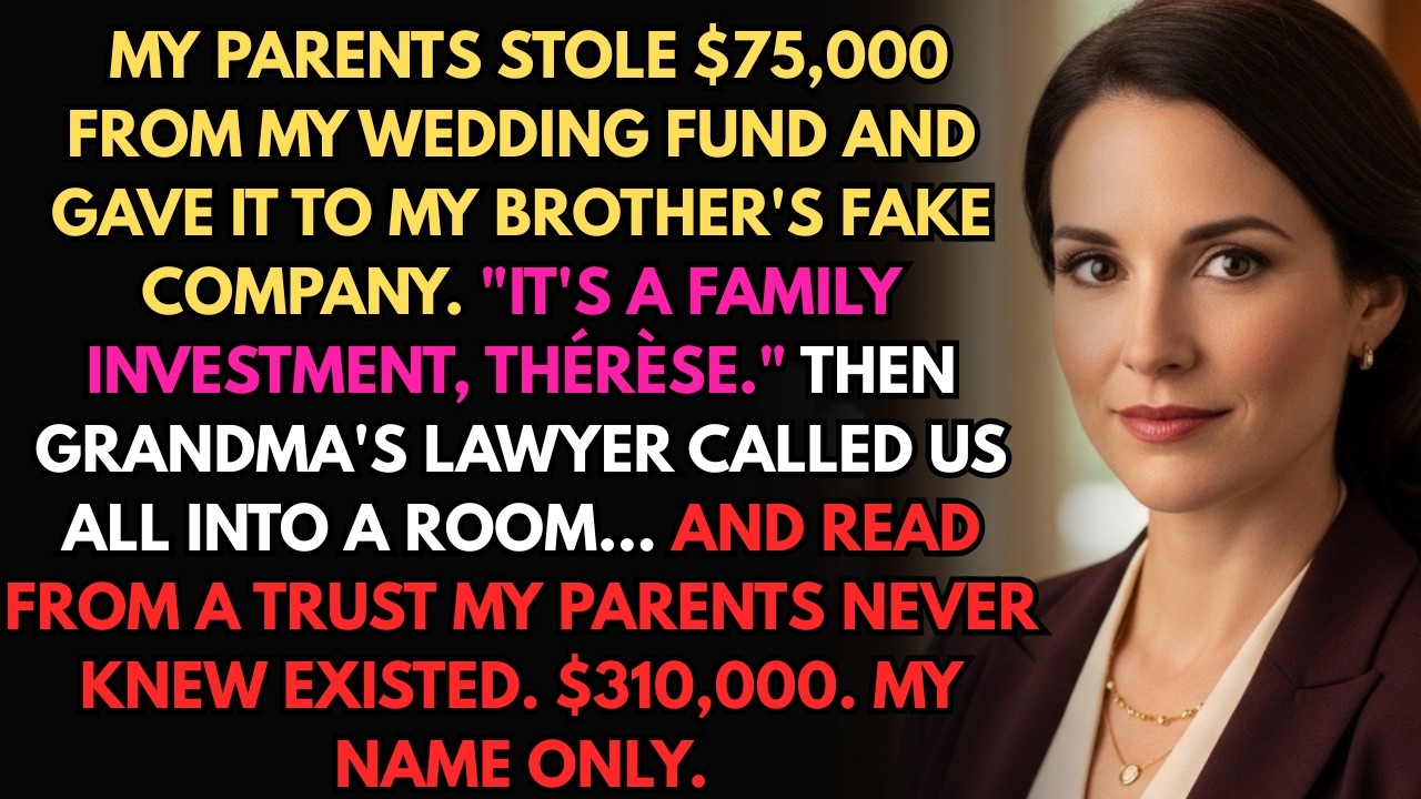 My Parents Stole $75K From My Wedding Fund—Didn't Know Grandma Had A Second Account