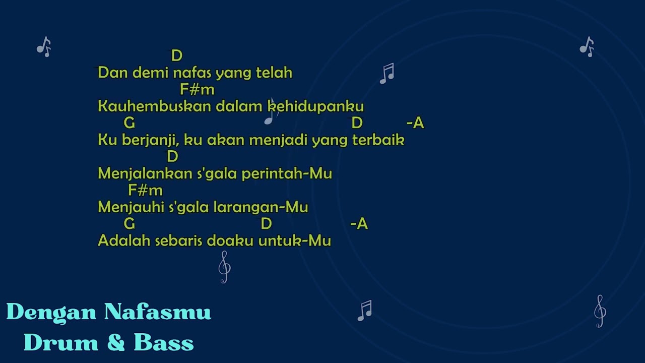 Dengan Nafasmu - Drum And Bass