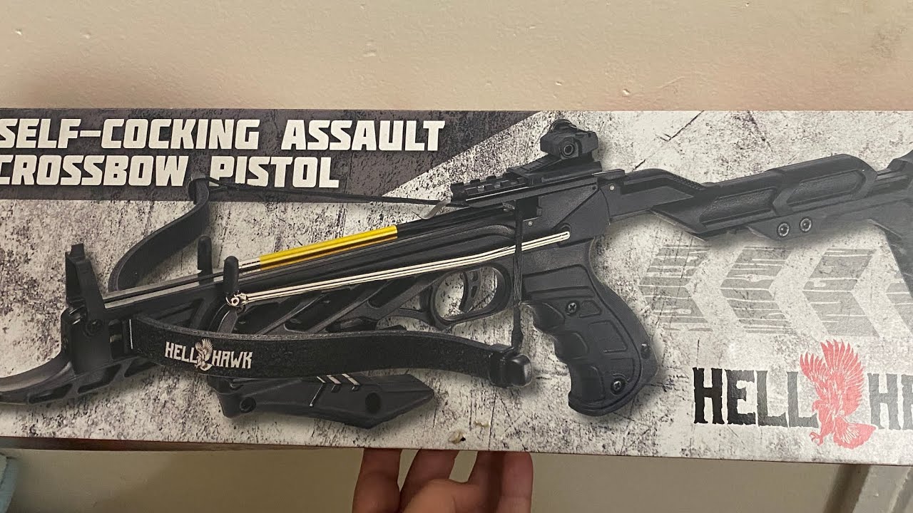 Hell Hawk Crossbow Pistol & 50 Cal Challenger