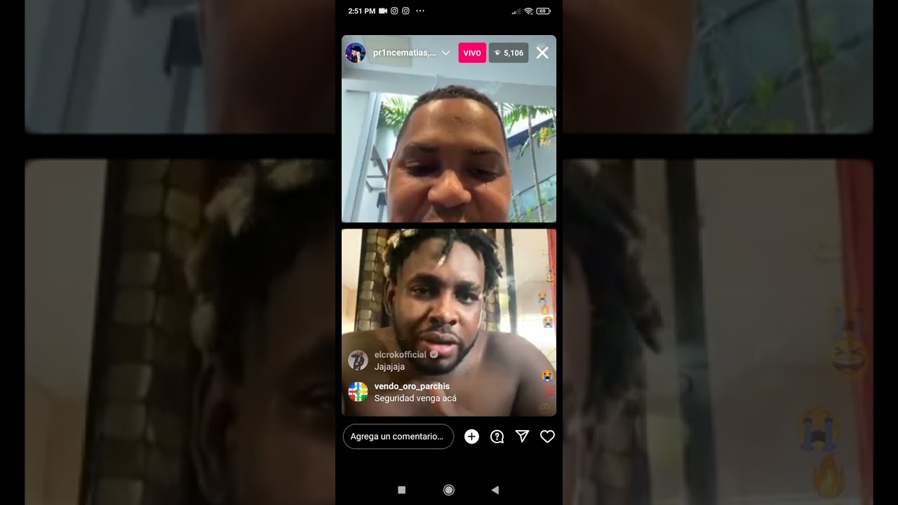 Santiago Matías (Alofoke) y Mr Black la fama, Hablan de la visa de Mr Black el live