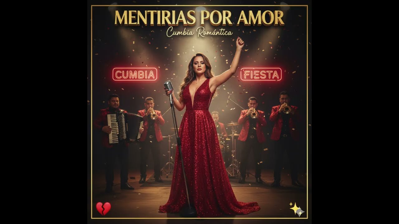 MENTIRAS POR AMOR 💔✨ | Cumbia Romántica 2026 (Estilo Ángela Leiva) 🪗🔥