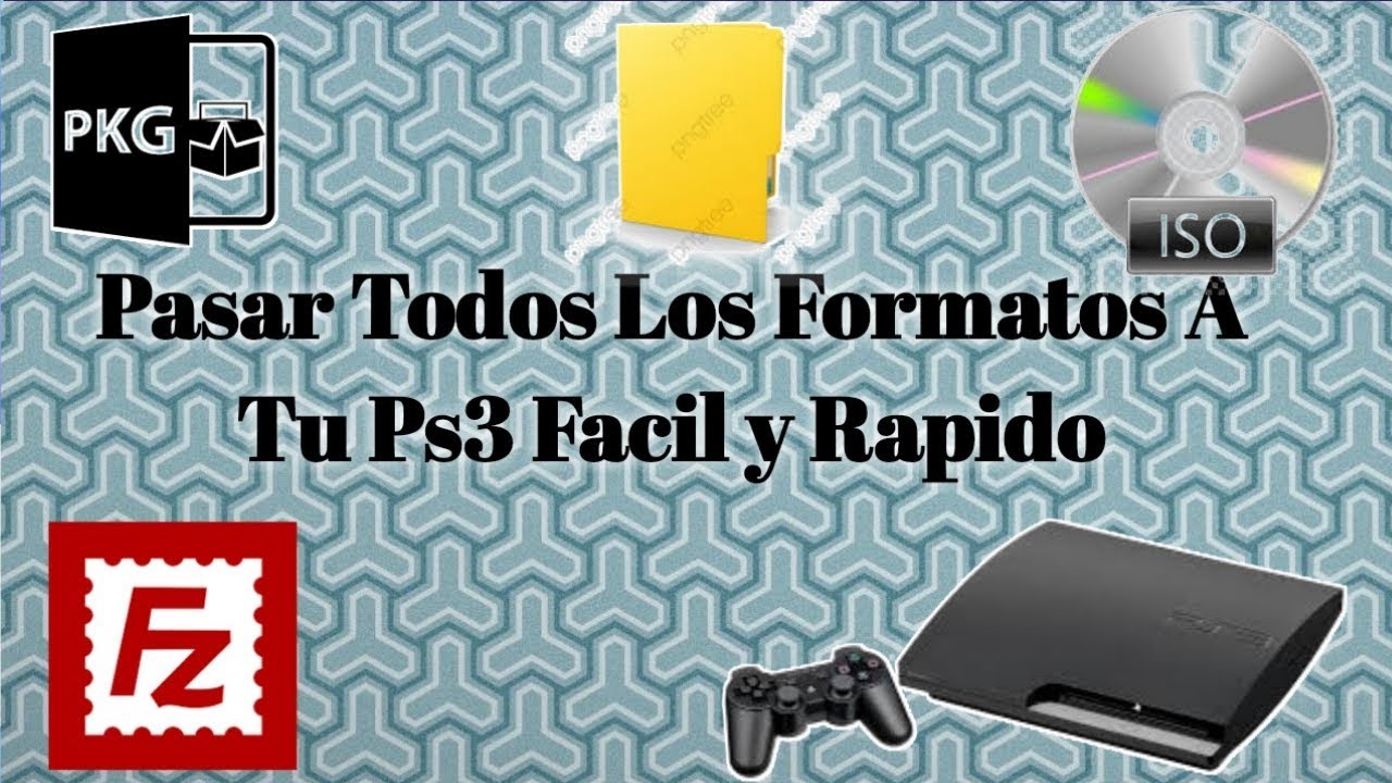 Pasar Juegos PKG,S,CARPETA E ISO A TU PS3 Facil y rapido