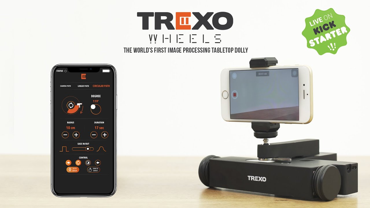 Trexo Wheels | World's first image processing table top dolly
