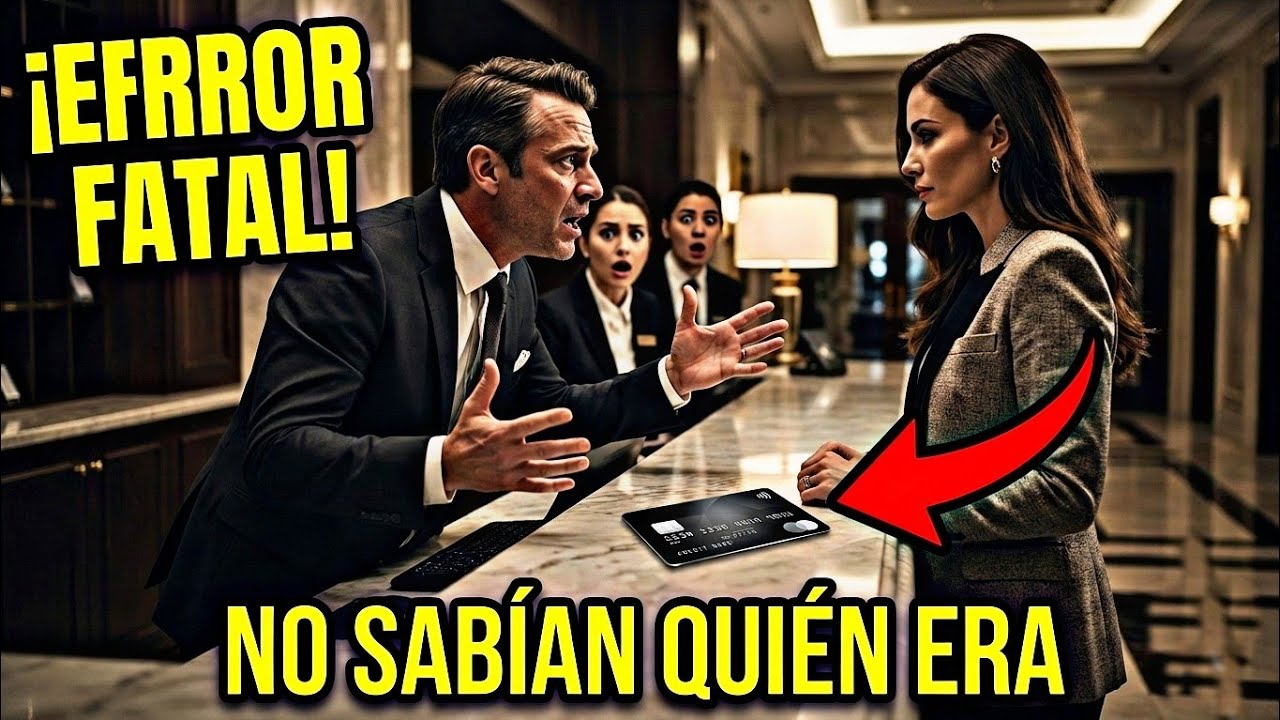Humillaron a la Nueva Dueña del Hotel… Hasta Que Mostró Su Tarjeta Negra