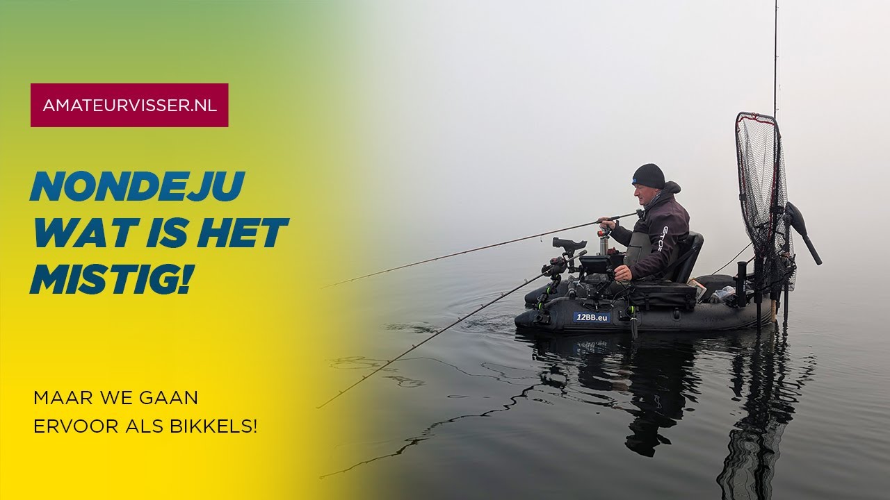MISTIG en KOUD op de BELLYBOAT