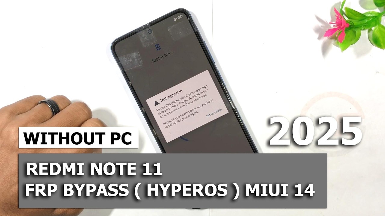 How to Redmi Note 11 Frp Bypass (Hyperos) 2025 Miui 14 || Without Pc