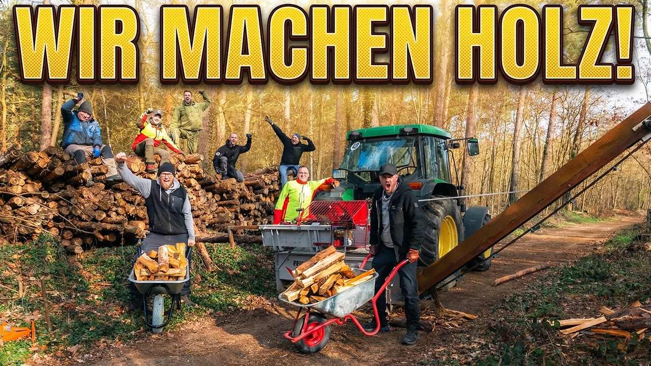 HOLZAKTION im CAMP | NATURENS&Ouml;HNE fahren gro&szlig; auf!