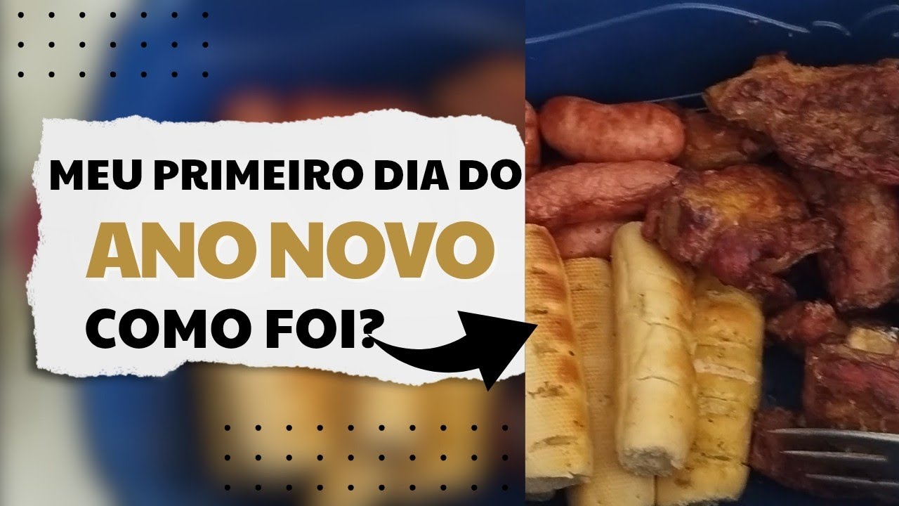 Meu primeiro dia do ano de 2026 foi assim.