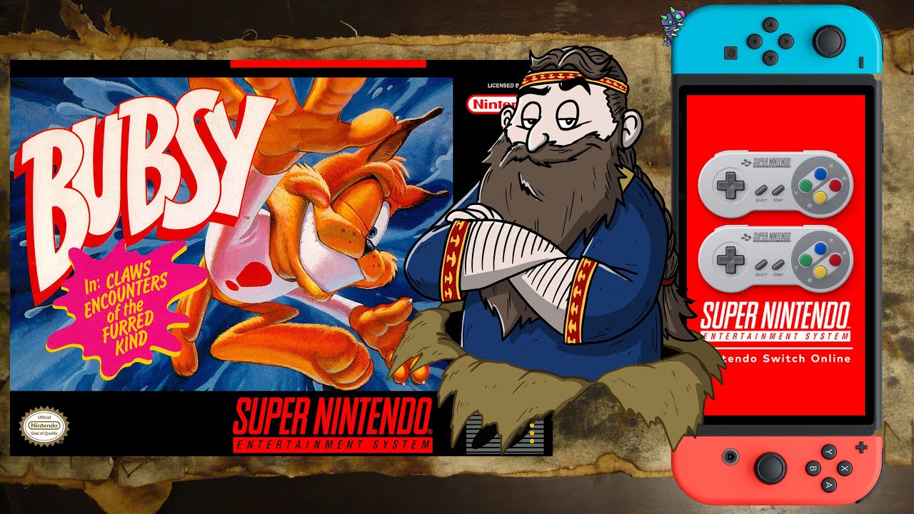 Bubsy in: Claws Encounters of the Furred Kind - #nintendo Switch Online #cartridgemassaker