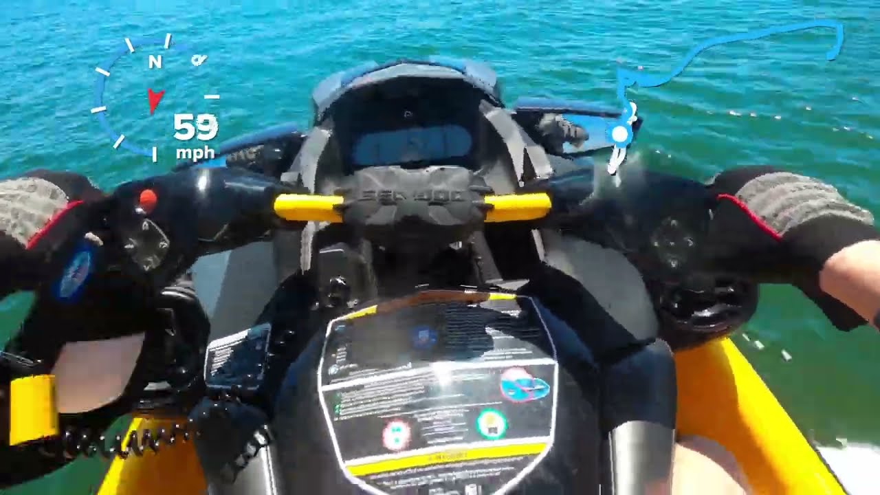 Jet ski in De Anza cove San Diego sport mode