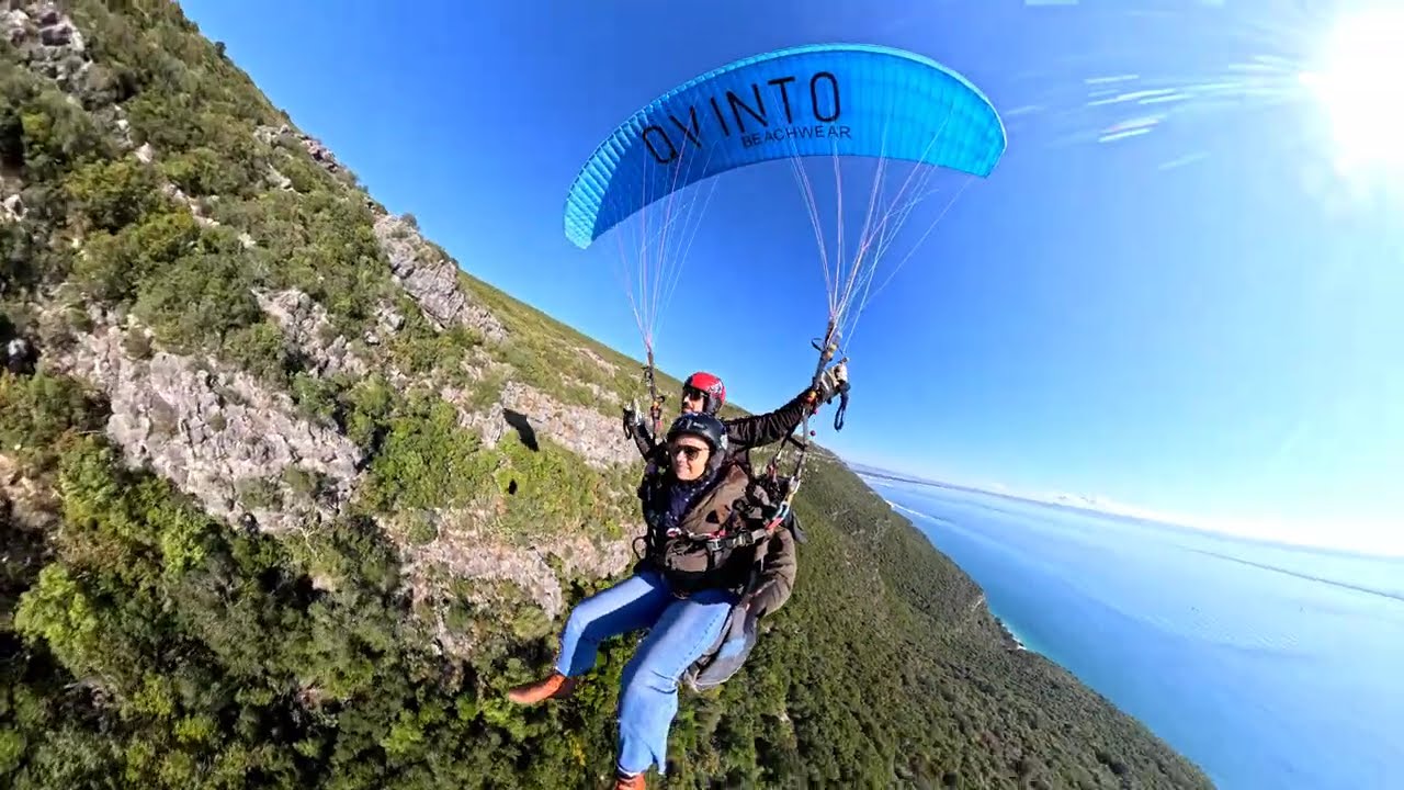 Arrábida downhill full speed Skyparagliders Metis 4+
