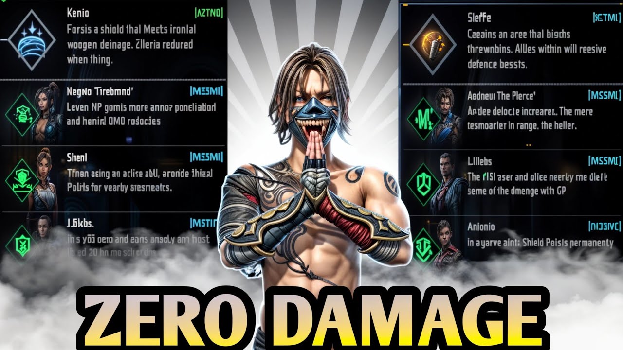 ZERO DAMAGE CHARACTER COMBINATION 🤯😱 || BEST CHARACTER COMBINATION 💥🤯 || GARENA FREE FIRE