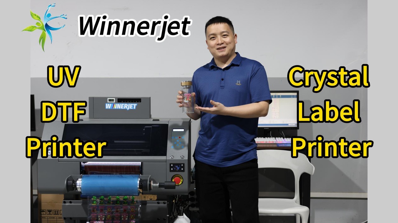 How to Make Custom Stickers for Cups & Products | UV DTF Printer FULL Process, Design → Print → Cut