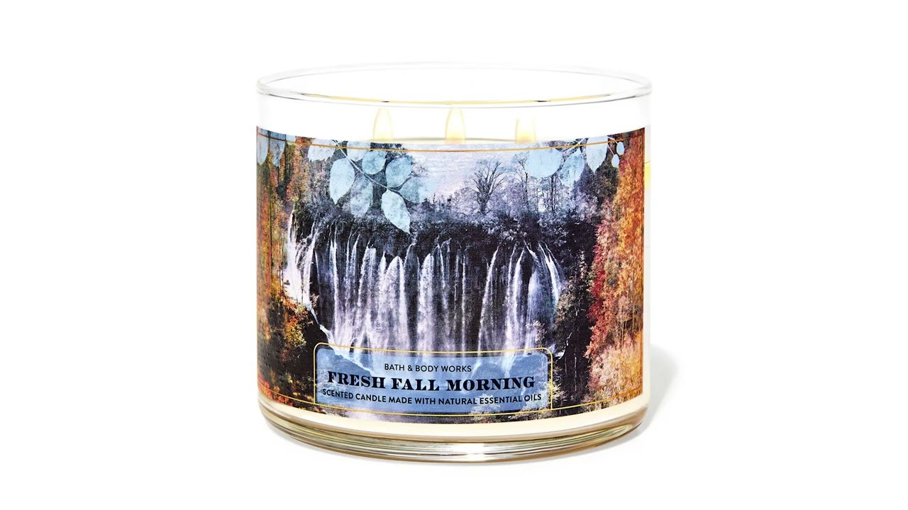 Fresh Fall Morning Bath and Body Works Candle