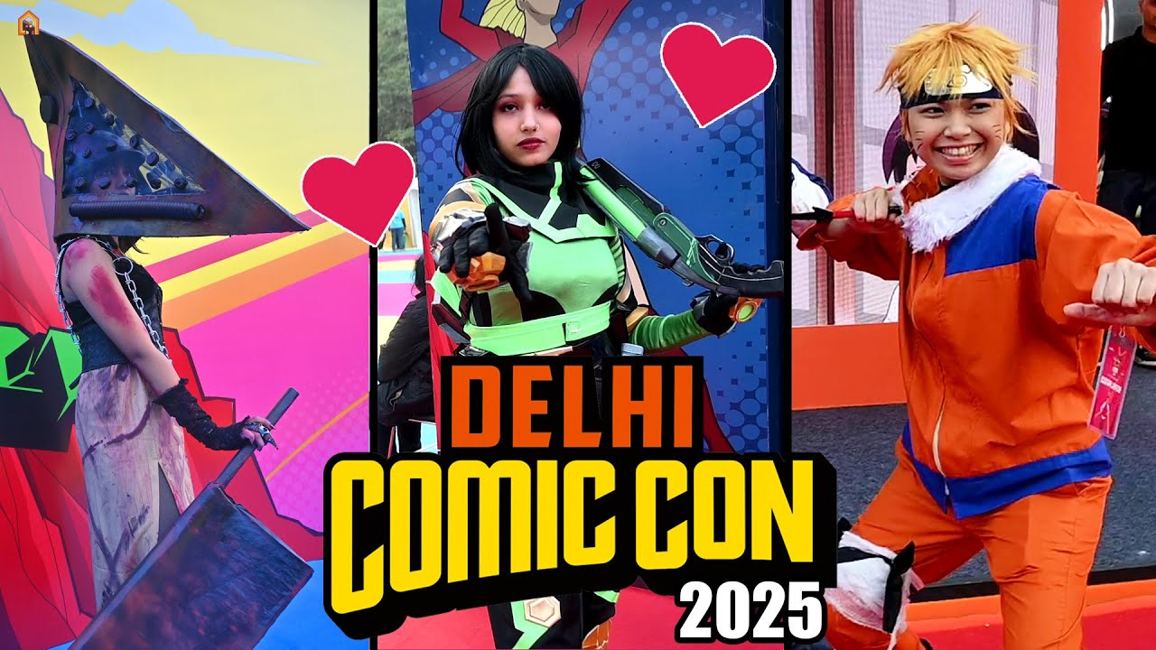 Delhi Comic Con 2025 | India's Biggest Pop Culture Event |  Comics | Cosplayers | Gaming