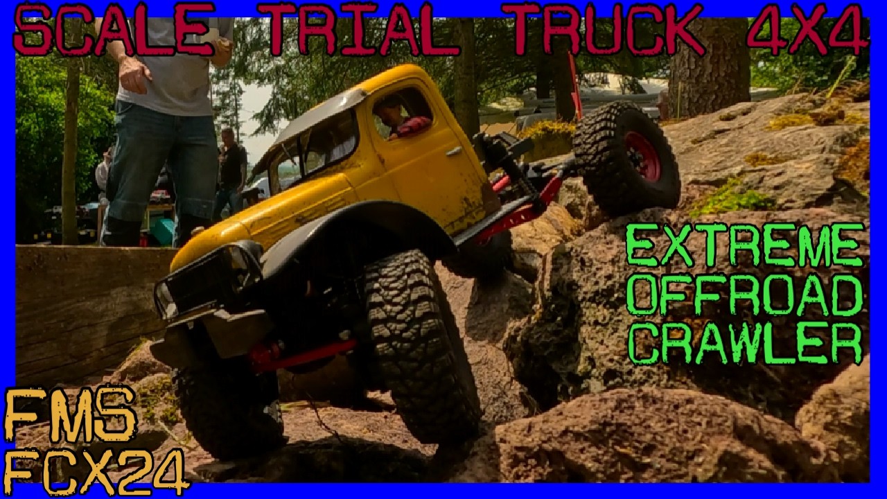 OFFROAD SCALE TRIAL FMS FCX24 4X4 POWER WAGON RC TRAIL TRUCK