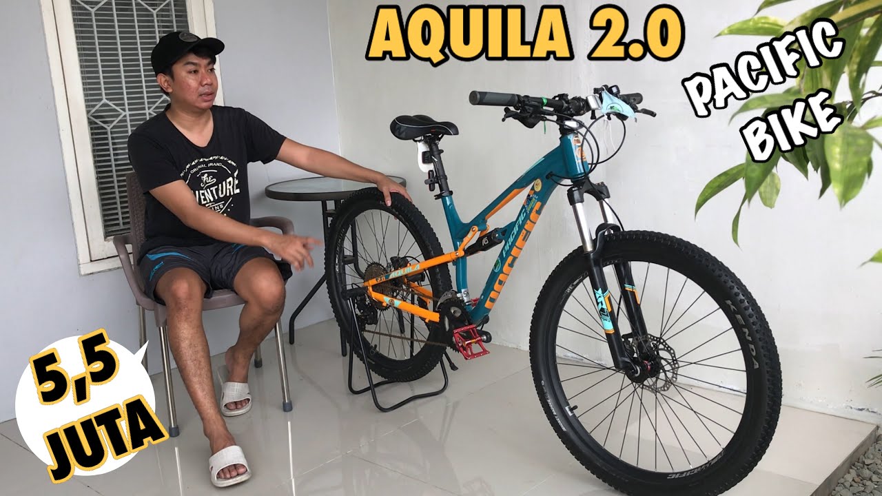 REVIEW PACIFIC AQUILA 2.0 2021 - SEPEDA MTB 27.5 FULL SUSPENSION 5,5 JUTA RUPIAH