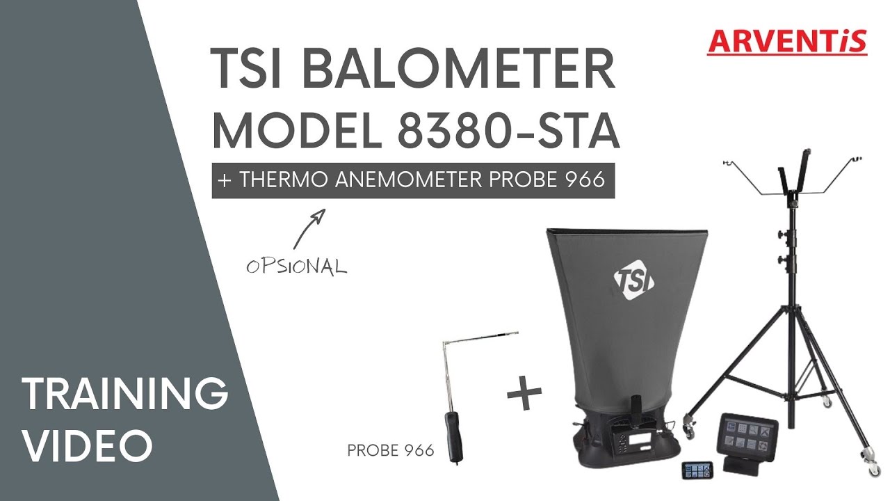 TSI Balometer Model 8380-STA | Cara Penggunaan