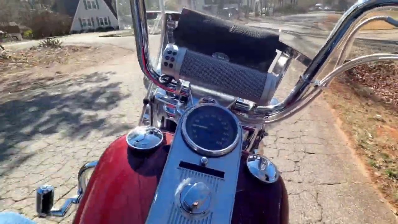 2001 Harley Davidson Road King short ride...
