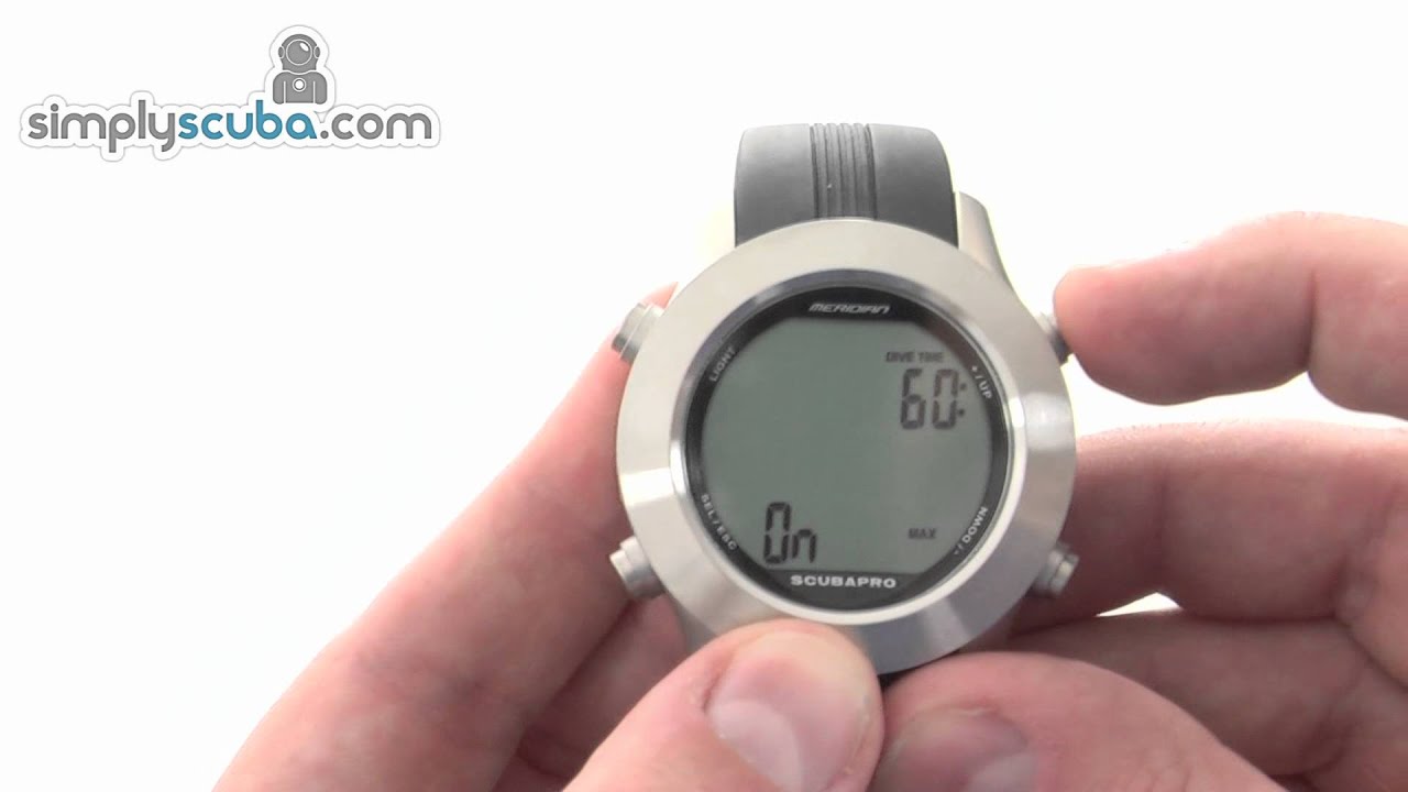Scubapro Meridian Wrist Computer - www.simplyscuba.com