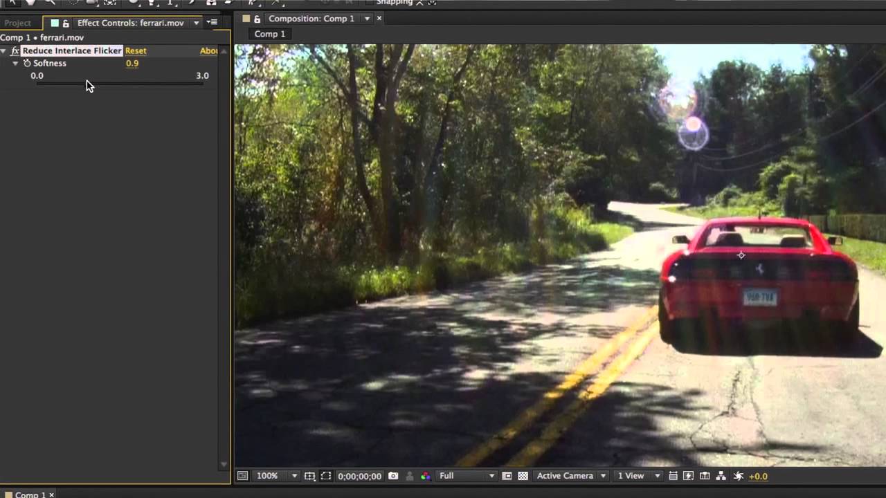 How to Remove Interlace After Effects : After Effects Made Easy
