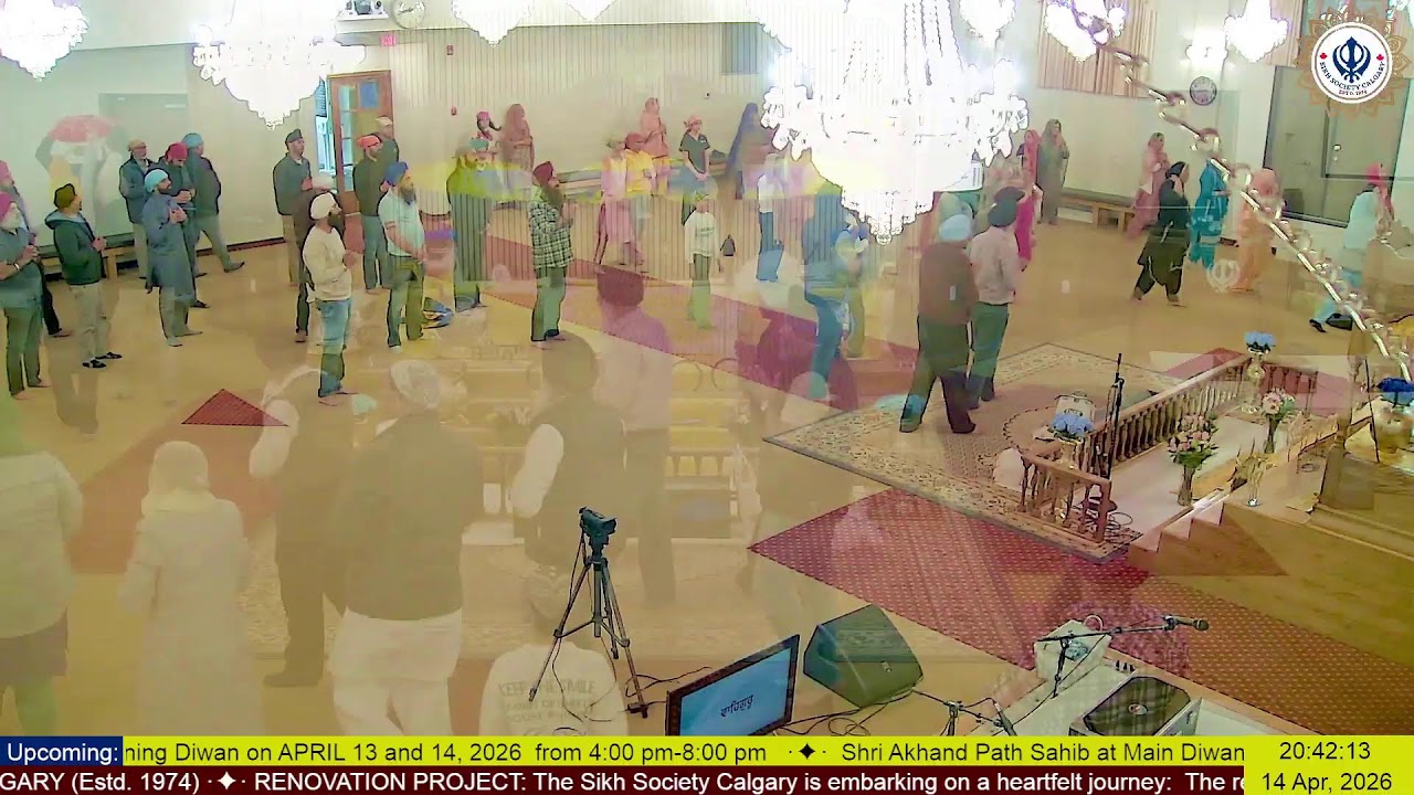 Sikh Society Calgary official Live Stream | April 14, 2026 | Vaisakhi Diwan