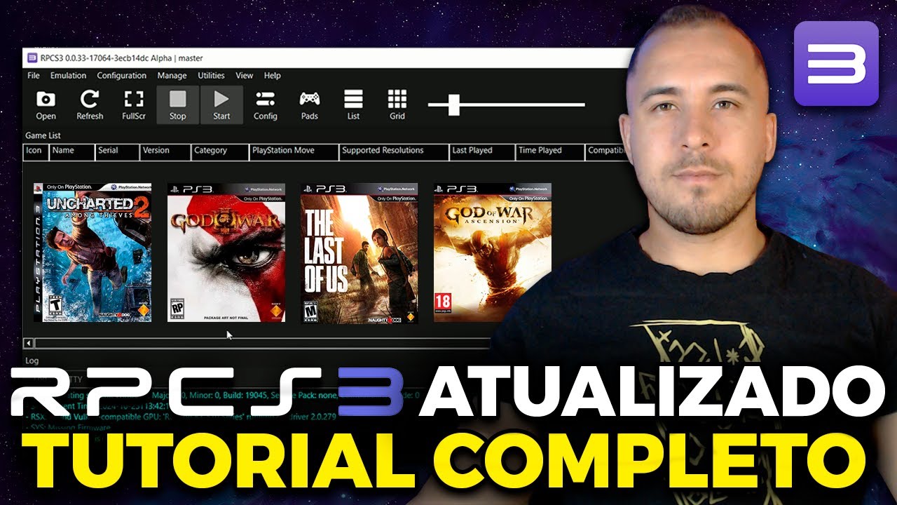 RPCS3 Tutorial Completo Atualizado 2025 | O Melhor Emulador de PS3 para PC