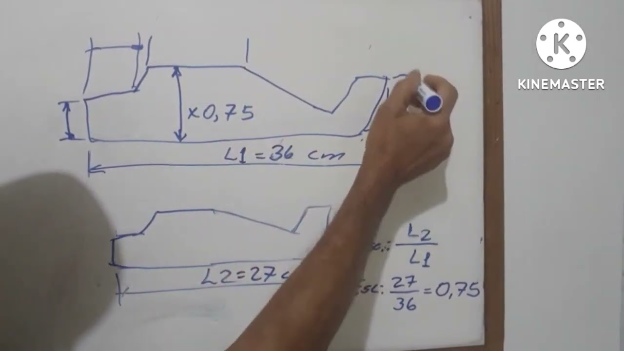 V2-Avião- Proporção- Escala