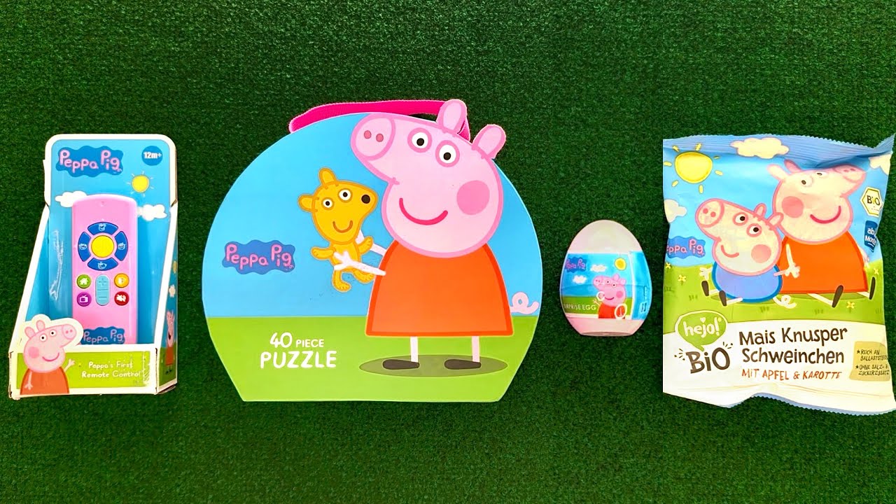 💗 PEPPA PIG satisfying Candy ASMR | Funny Crunchies Sweets and Toys Opening