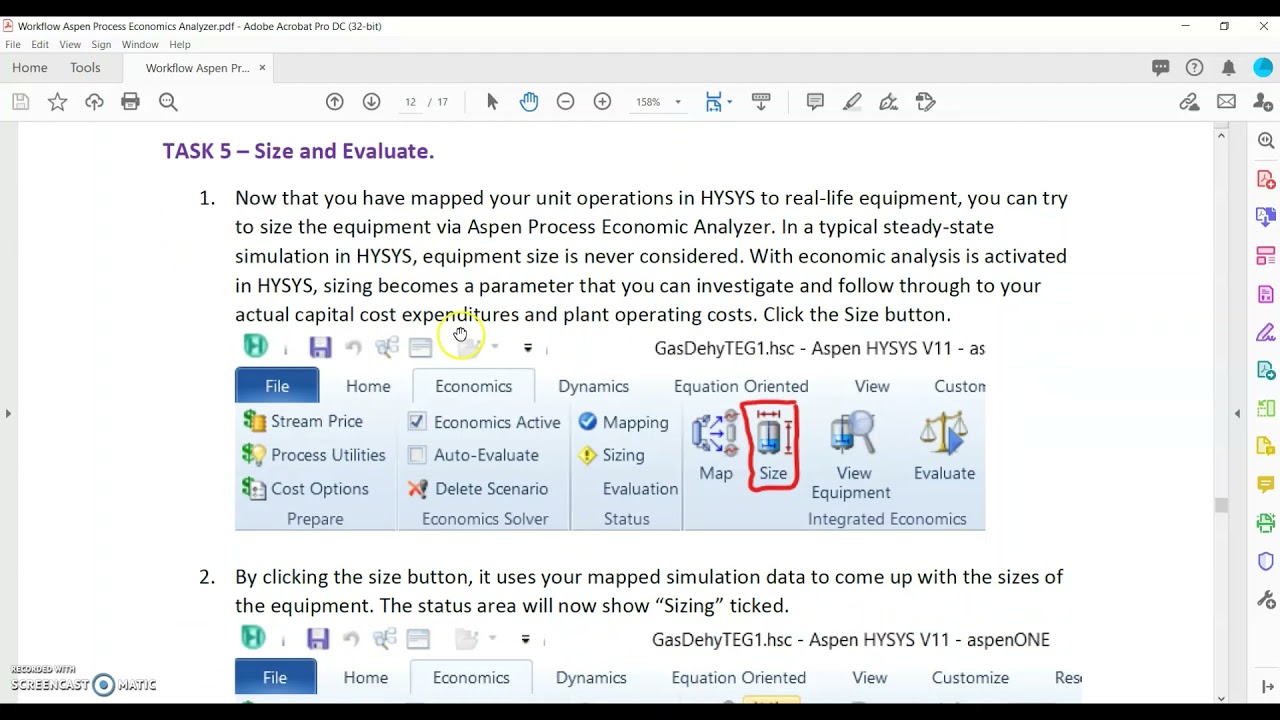 Aspen Process Economic Analyzer Demonstration
