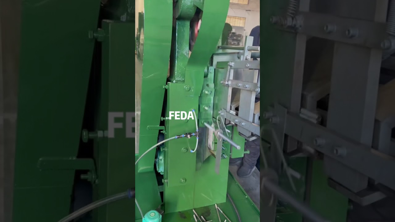 FEDA Vertical Thread Rolling Machine FD-208F, high-end configuration at export price. #manufacturing