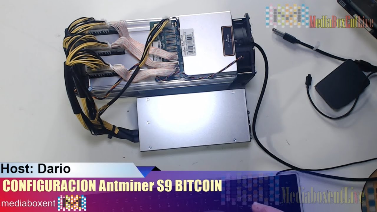 Atminer S9 BITCOIN CONFIGURACION