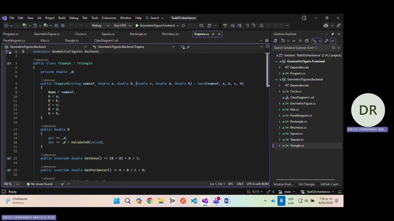 Task 02 Inherit, data structure