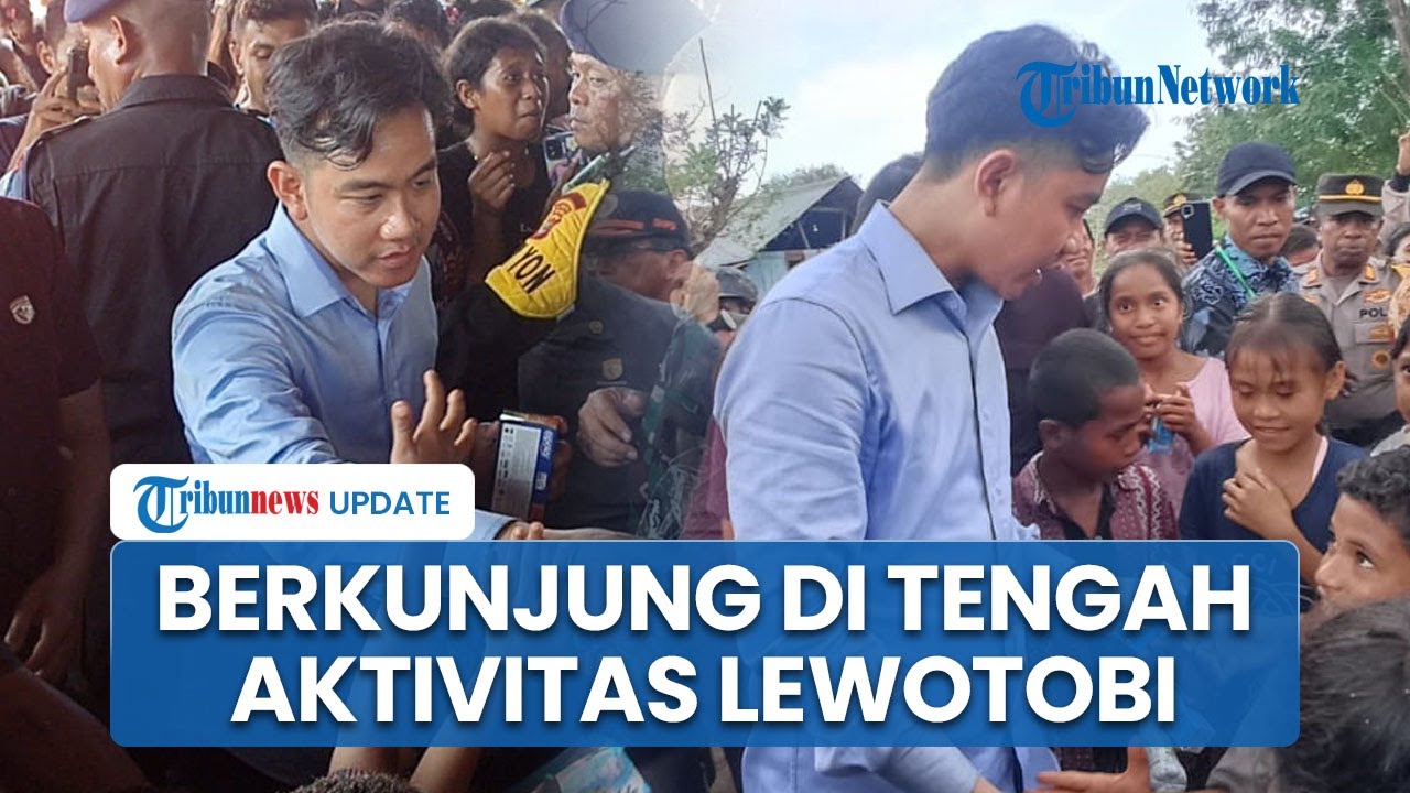 Gibran Berkunjung di Tengah Aktivitas Gunung Lewotobi Laki-laki, Terjadi Gemuruh sebelum Wapres Tiba