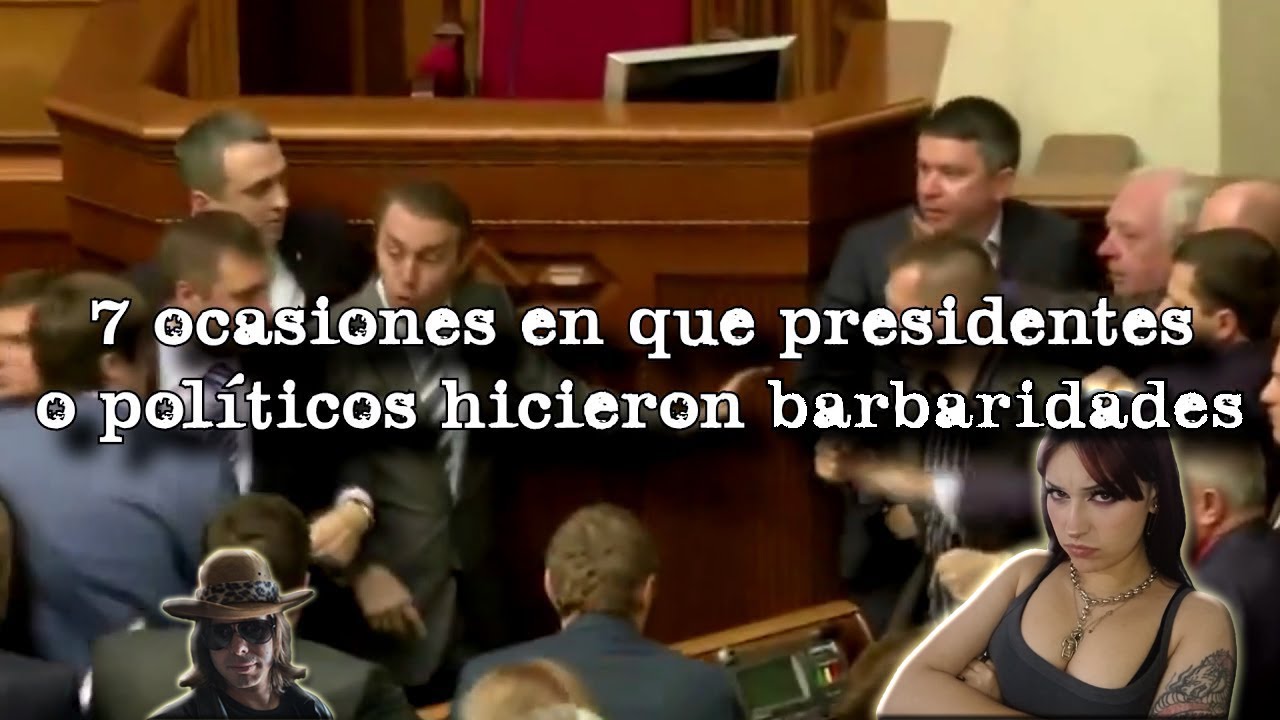 7 ocasiones en que presidentes y políticos hicieron barbaridades ante cámaras | reacción a DROSS