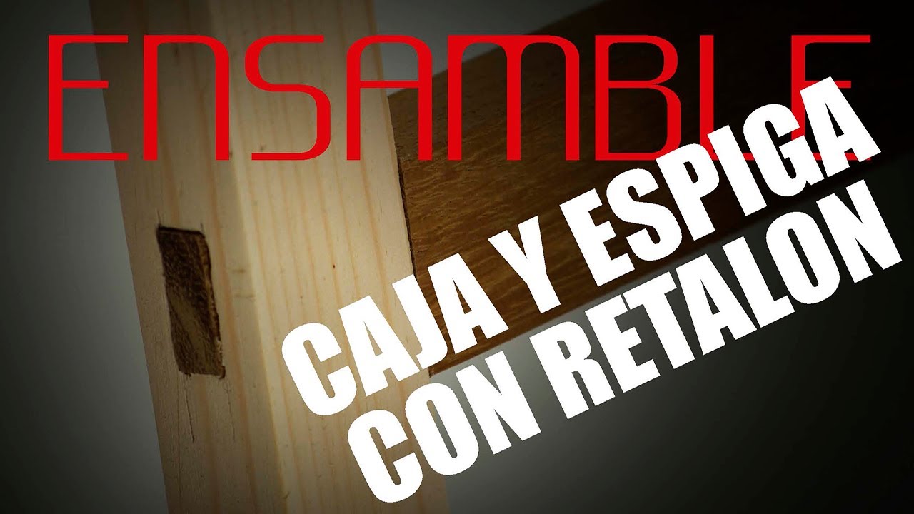 🔨 UNIONES de MADERA fuertes💪| CAJA y ESPIGA 2 en 1 con RETALON😱😱  te lo explico [PASO a PASO] 🥇