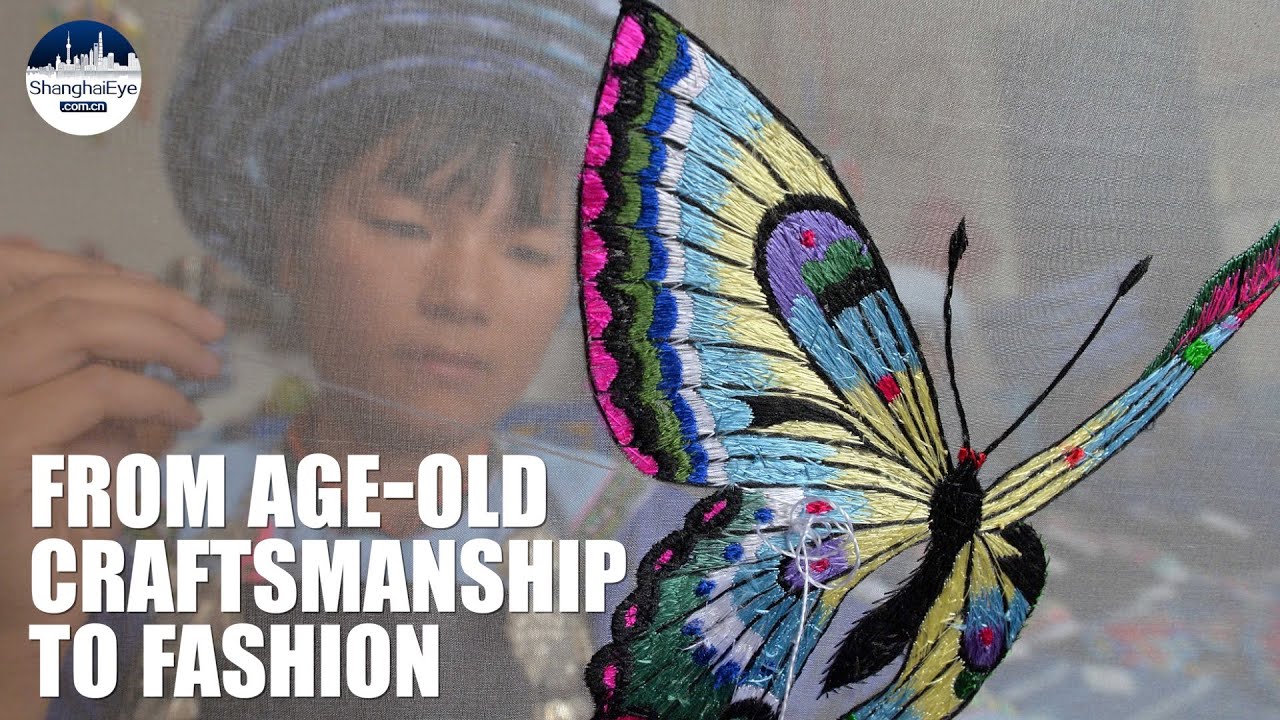 How the embroidery of the Buyi people caught the eye of the outside world #ChinaOnTheMove