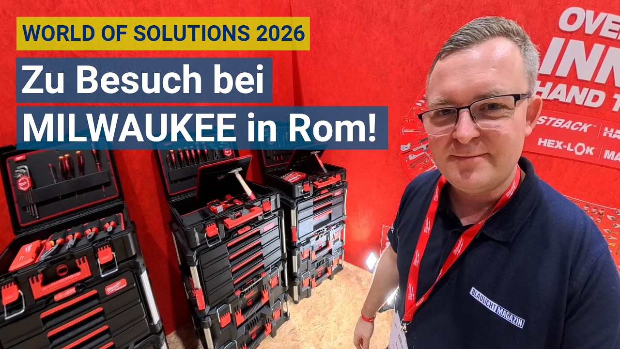 Die MILWAUKEE WORLD OF SOLUTIONS 2026 in Rome aus Sicht der Feuerwehr 🚒
