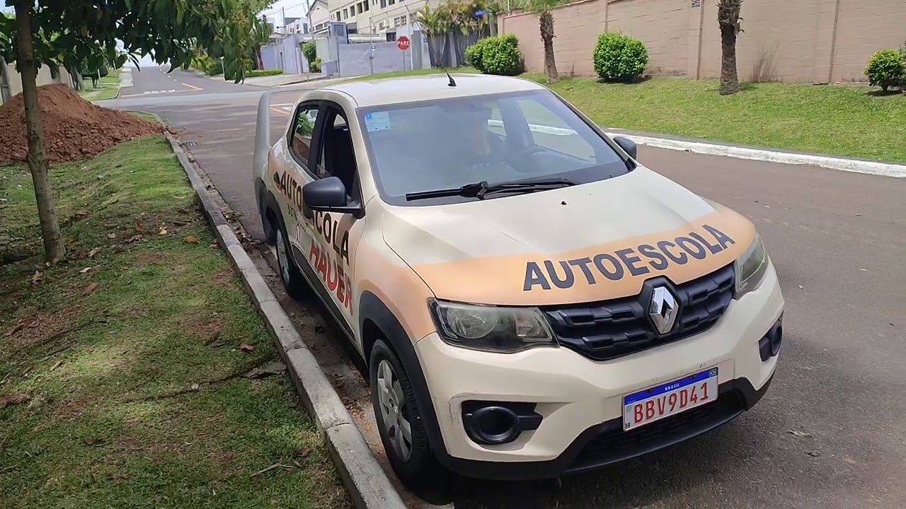 Como o aluno deve fazer a baliza aqui em Curitiba 