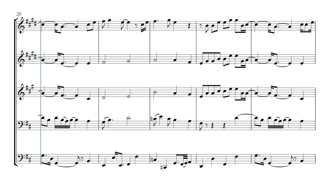 Love Lifts Us Up Where We Belong (for Brass Quintet)