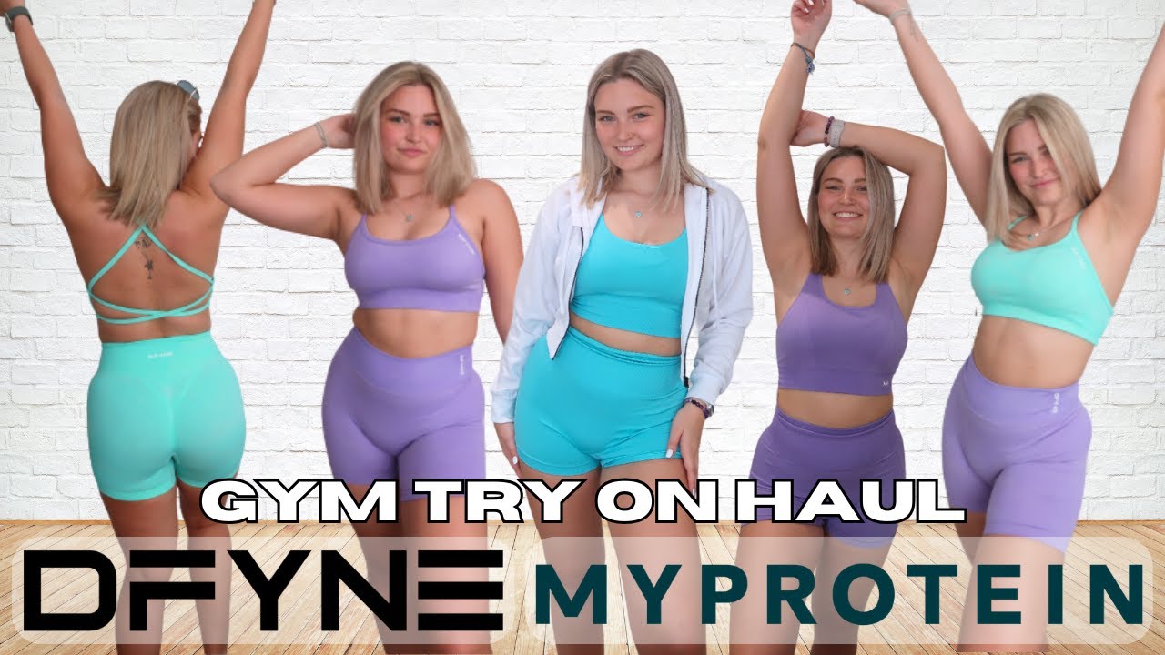 HUGE GYM WEAR TRY ON HAUL | DFYNE & MY PROTEIN- Robyn Emily